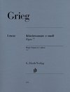 Grieg, Edvard - Klaviersonate e-moll op. 7