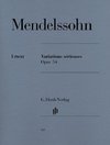 Mendelssohn Bartholdy, Felix - Variations sérieuses op. 54