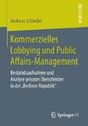 Kommerzielles Lobbying und Public Affairs-Management