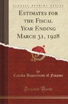 Finance, C: Estimates for the Fiscal Year Ending March 31, 1