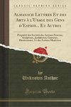 Author, U: Almanach Lettres Et des Arts à l'Usage des Gens d