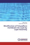 Modification of Polysulfone membrane via Layer by Layer Assembly