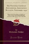 Author, U: National Catholic Educational Association Bulleti