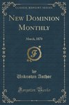 Author, U: New Dominion Monthly