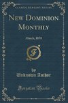 Author, U: New Dominion Monthly