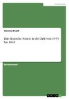Das deutsche Sonett in der Zeit von 1933 bis 1945
