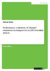 Performance evaluation of channel estimation techniques for an LTE downlink system