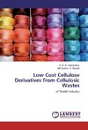 Low Cost Cellulose Derivatives from Cellulosic Wastes