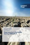 Dust events in Mongolia during 2000-2013