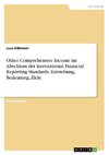 Other Comprehensive Income im Abschluss der International Financial Reporting Standards. Entstehung, Bedeutung, Ziele