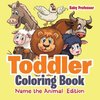 Toddler Coloring Book | Name the Animal Edition