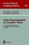 Object Representation in Computer Vision