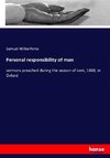 Personal responsibility of man