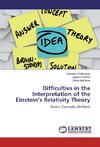 Difficulties in the Interpretation of the Einstein's Relativity Theory