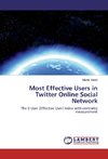 Most Effective Users in Twitter Online Social Network