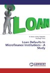 Loan Defaults In Microfinance Institutions - A Study
