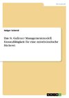 Das St. Gallener Managementmodell. Einsatzfähigkeit für eine mittelständische Bäckerei