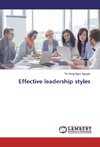 Effective leadership styles