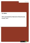 Mein persönlicher Bachelor-Dissertation Guide 2017