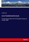 List of Vertebrated Animals