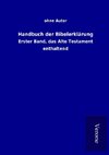 Handbuch der Bibelerklärung