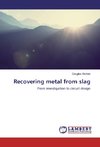 Recovering metal from slag