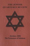 The Jewish Quarterly Review - October, 1898 - The Testament of Solomon