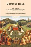 DOMINUS IESUS, Declaration on the Unicity and Salvific Universality of Jesus Christ and the Church