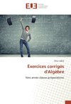 Exercices corrigés d'Algèbre