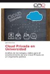 Cloud Privada en Universidad