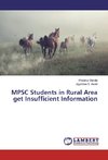 MPSC Students in Rural Area get Insufficient Information