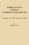 Elbert County, Georgia, Superior Court Minutes