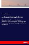 An Essay on Analogy in Syntax