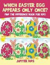 Which Easter Egg Appears Only Once? Find the Difference Book for Kids
