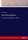 The Province of Reason