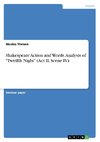 Shakespeare Action and Words. Analysis of 