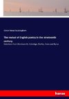 The revival of English poetry in the nineteenth century