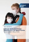 Clinical study on Allergic Rhinits w.s.r. to Nasya Karma