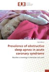 Prevalence of obstructive sleep apnea in acute coronary syndrome