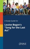 A Study Guide for Louise Bogan's 