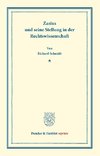 Zasius und seine Stellung in der Rechtswissenschaft.