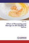 Effect of Processing and Storage on the Quality of Tehina