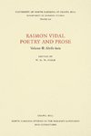 Raimon Vidal, Poetry and Prose