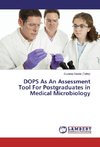 DOPS As An Assessment Tool For Postgraduates in Medical Microbiology