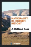 Nationality in modern history