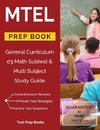 MTEL General Curriculum 03 Math Subtest & Multi Subject Study Guide Prep Book