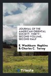 Journal of the American Oriental Society. Thirty-Second Volume, Second Half