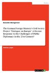The German Foreign Ministry's Civil Society Project 