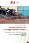 Pauvreté et droit au développement en Afrique