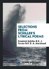 Selections from Schiller's Lyrical Poems